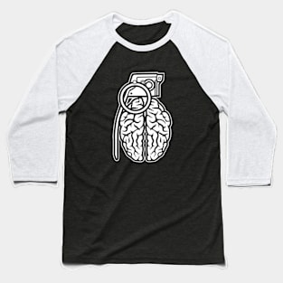 Grenade-Brain Baseball T-Shirt